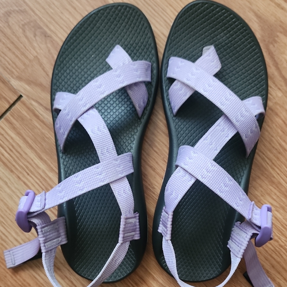 Chaco Women's Sandals - Green and Purple